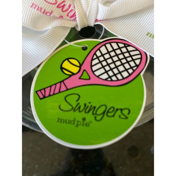 Mud Pie, Swingers 9" Polka Dot Wine Glass, The Perfect Serve, NIB - Picture 7 of 8